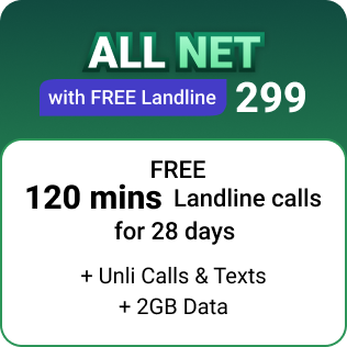 ALLNET w/ FREE Landline 299